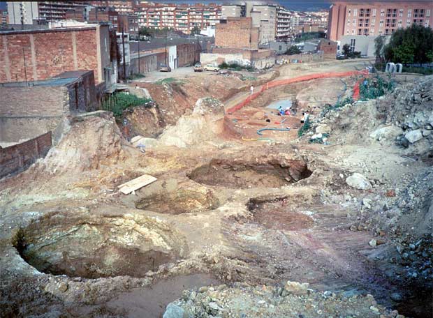 Excavaciones arqueológicas de 1990 en Montjuïc